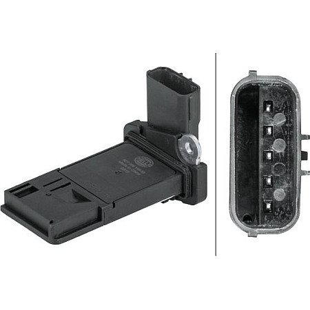 Senzor debit aer Air flowmeter 5 pin cartridge HONDA ACCORD VIII CIVIC IX CIVIC X CR-V II CR-V III CR-V IV FR-V HR-V 1.6D- HONDA ACCORD VIII (CW), Turism, 07.2008 - HELLA 8ET 009 149-321
