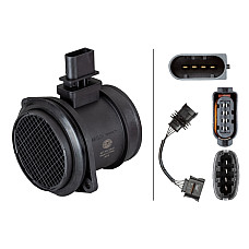 Senzor debit aer Air flowmeter 4 pin module VOLVO C30 C70 II S40 II S60 I V50 V70 II XC60 I XC70 I XC90 I 2.4D 03.05-12.14 VOLVO V70 II (285), Turism, 11.1999 - 12.2008 HELLA 8ET 009 149-211