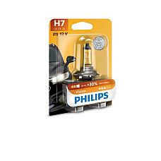 Bec, far principal Bec ambalaj blister 1buc H7 12V 55W PX26D luminozitate cu pina la 30% mai mare Vision Moto SKODA SCALA 02.19- PHILIPS PHI 12972PRBW