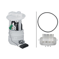 Sistem alimentare cu combustibil Electric fuel pump module RENAULT CAPTUR I CLIO IV 1.2 03.13- RENAULT CLIO IV (BH_), Hatchback, 11.2012 - HELLA 8TF 358 303-071
