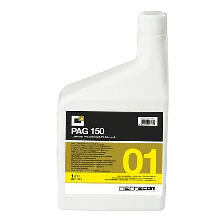 Uleiuri pt instalatia de climatizare Vehicle A/C system oil PAG 150 1L 1 pcs coolant type: R1234yf/R134a contains UV colour hybrid cars service eV maintenance PREMIUM PAG 150 + UV DYE a/C station model: wszystkie modele ERRECOM ER OL6010.K.P2