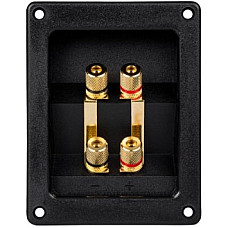 Conector boxa, forma patrata cu 4 contacte aurite, 123 x 96 mm