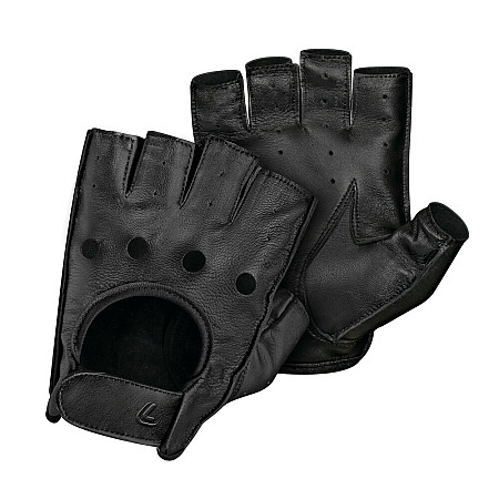 Manusi de conducere jumatate deget Pilot-2 - L - Negru - Resigilat