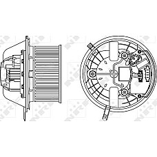 Aeroterma ventilator habitaclu BMW 3 - V (E90), Sedan, 02.2004 - 02.2012 NRF 34169
