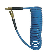 Furtun de aer comprimat Spiral pneumatic hose AIRPRESS polyurethane maximum pressure: 12bar inner diameter: 8mm length: 10m with fast couplers AIRPRESS 4304210