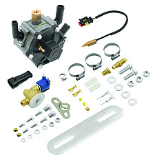 Reductoare pentru instalaii secveniale Sequential installation vaporizer STAG R02 vehicle power up to 120HP solenoid valve input diameter 6mm R02 AC LPG WGM4011AH