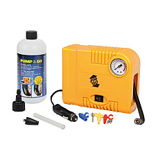 Compresor aer Pump&amp;Go 12V si kit etansare pneuri