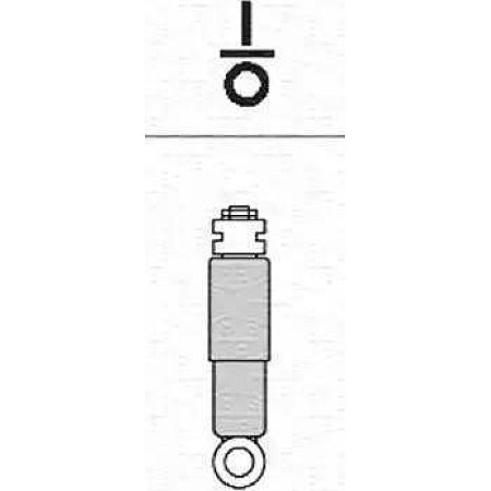 Amortizor Shock absorber rear L-R RENAULT 19 I 19 I CHAMADE 19 II 19 II CHAMADE 1.4-1.9D 01.88-06.96 RENAULT 19 II (D53_, 853_), Sabrioleta, 04.1992 - 06.2001 Magneti Marelli 356144070000
