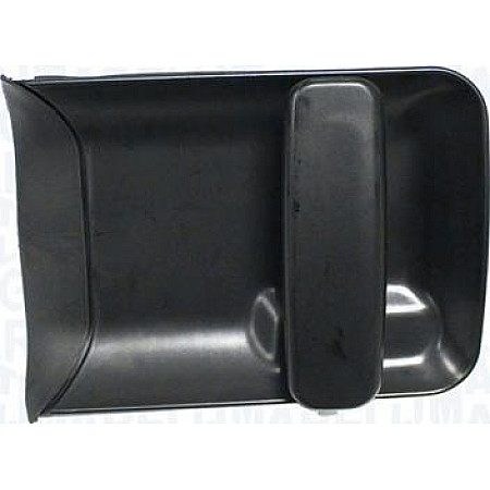 Manerul exterior al usii Minerul usii glisante Fata Stanga extern negru se potriveste. CITROEN BERLINGO BERLINGO-MINIVAN PEUGEOT PEUGEOT PARTNER (5_, G_), Box/MPV, 06.1996 - Magneti Marelli 350105035900