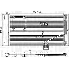 Condensator. climatizare A-C condenser with dryer MERCEDES C CL203 C W203 C T-MODEL S203 CLK C209 SL R230 2.2D-5.4 05.00-0 MERCEDES-BENZ CLK (A209), Sabrioleta, 06.2002 - 03.2010 Magneti Marelli 350203946000