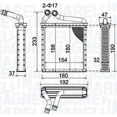 Schimbator caldura. incalzire habitaclu Heater SKODA OCTAVIA II SUPERB II YETI VW CC B7 EOS GOLF PLUS V GOLF V GOLF VI JET VW GOLF PLUS (5M1, 521), Hatchback, 12.2004 - 12.2013 Magneti Marelli 350218442000