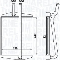 Schimbator caldura. incalzire habitaclu Heater FORD FIESTA IV FIESTA-HATCHBACK FIESTA-MINIVAN KA PUMA STREET KA 1.0-1.8D 0 FORD KA (RB), Van, 05.2002 - 05.2005 Magneti Marelli 350218413000