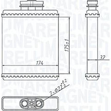 Schimbator caldura. incalzire habitaclu Heater AUDI A1 SEAT CORDOBA IBIZA III IBIZA IV IBIZA IV SC IBIZA IV ST TOLEDO IV S SKODA ROOMSTER (5J7), Dubita, 03.2006 - 05.2015 Magneti Marelli 350218412000