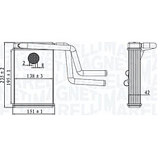 Schimbator caldura. incalzire habitaclu Heater FORD COUGAR MONDEO I MONDEO II MONDEO III 1.6-3.0 02.93-03.07 FORD MONDEO II (BNP), Turism, 08.1996 - 09.2000 Magneti Marelli 350218487000