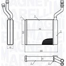 Schimbator caldura. incalzire habitaclu Heater VOLVO C30 S40 II V50 FORD C-MAX FOCUS C-MAX FOCUS II KUGA I MAZDA 3 5 1.3-E FORD C-MAX (DM2), Dubita, 02.2007 - 09.2010 Magneti Marelli 350218425000