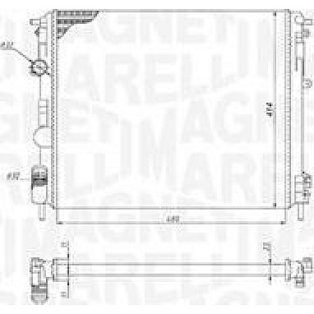 Radiator. racire motor Radiator motor Manual se potriveste. DACIA LOGAN LOGAN EXPRESS LOGAN MCV NISSAN KUBISTAR RENAULT CLIO II RENAULT LOGAN I (LS_), Sedan, 09.2004 - Magneti Marelli 350213195200