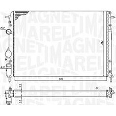 Radiator. racire motor Radiator motor Manual se potriveste. DACIA LOGAN LOGAN MCV RENAULT LOGAN I MEGANE I MEGANE I CLASSIC MEGA RENAULT MEGANE I Classic (LA0/1_), Sedan, 09.1996 - 08.2008 Magneti Marelli 350213198500