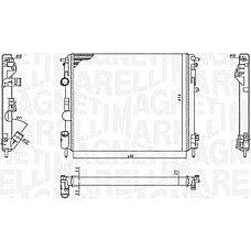 Radiator. racire motor Radiator motor Automat-Manual se potriveste. DACIA LOGAN LOGAN EXPRESS LOGAN MCV SANDERO SOLENZA RENAULT RENAULT LOGAN I (LS_), Sedan, 09.2004 - Magneti Marelli 350213192600