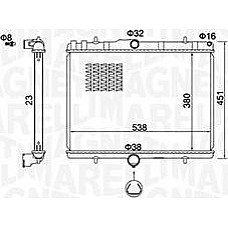 Radiator. racire motor Radiator motor Manual se potriveste. CITROEN C8 JUMPY II FIAT SCUDO ULYSSE LANCIA PHEDRA PEUGEOT 807 EXPE PEUGEOT EXPERT (VF3A_, VF3U_, VF3X_), Van, 01.2007 - Magneti Marelli 350213151800