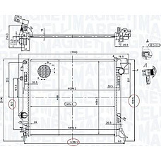 Radiator. racire motor Radiator motor se potriveste. NISSAN QASHQAI II RENAULT KADJAR 1.5D NISSAN QASHQAI II (J11, J11_), Crossover, 11.2013 - Magneti Marelli 350213163200