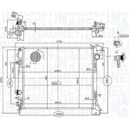 Radiator. racire motor Radiator motor se potriveste. NISSAN QASHQAI II RENAULT KADJAR 1.5D NISSAN QASHQAI II (J11, J11_), Crossover, 11.2013 - Magneti Marelli 350213163200