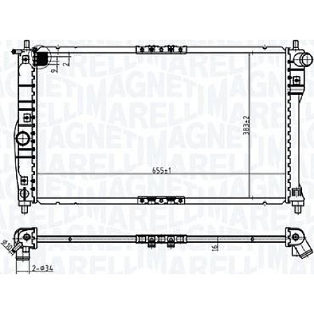 Radiator. racire motor Radiator motor Automat-Manual se potriveste. DAEWOO LEGANZA NUBIRA 1.6-2.0-2.2 DAEWOO LEGANZA (KLAV), Sedan, 03.1997 - 04.2004 Magneti Marelli 350213174900