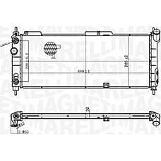 Radiator. racire motor Radiator motor se potriveste. OPEL COMBO-MINIVAN CORSA B CORSA B-HATCHBACK TIGRA 1.0-1.7D VAUXHALL CORSAVAN Mk I (S93), Hatchback Van, 01.1994 - 09.2000 Magneti Marelli 350213174400