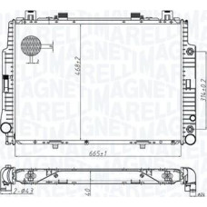 Radiator. racire motor Radiator motor Automat se potriveste. MERCEDES S C140 S W140 4.2-5.0-6.0 MERCEDES-BENZ S-CLASS (C140), Compartiment, 07.1992 - 12.1999 Magneti Marelli 350213174700
