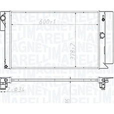 Radiator. racire motor Radiator motor Manual se potriveste. TOYOTA AURIS COROLLA VERSO 1.3-2.2D TOYOTA COROLLA IX (_E12_), Turism, 03.2001 - 12.2008 Magneti Marelli 350213173100