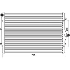 Radiator. racire motor Radiator motor se potriveste. AUDI A3 TT SEAT ALTEA ALTEA XL LEON TOLEDO III SKODA OCTAVIA II SUPERB II Y VW PASSAT Variant VII (365), Turism, 08.2010 - 12.2015 Magneti Marelli 350213855000