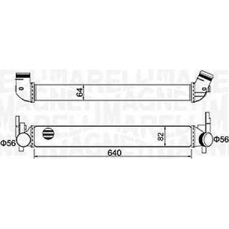 Intercooler. compresor Intercooler AUDI A1 SEAT IBIZA IV IBIZA IV SC IBIZA IV ST TOLEDO IV SKODA FABIA II RAPID ROOMSTER R SKODA FABIA II (542), Hatchback, 12.2006 - 12.2014 Magneti Marelli 351319204410