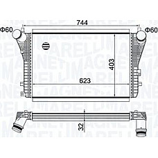Intercooler. compresor Intercooler AUDI A3 TT SEAT ALTEA ALTEA XL LEON SKODA OCTAVIA II SUPERB II YETI VW BEETLE CADDY III VW GOLF VI Variant (AJ5), Turism, 07.2009 - 07.2014 Magneti Marelli 351319204050