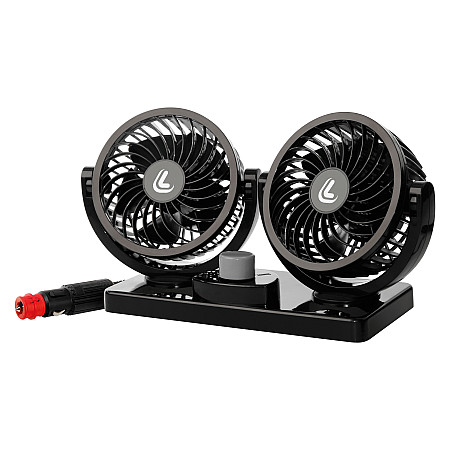 Ventilator dublu cu 2 viteze 4'' Twin-Air 24V