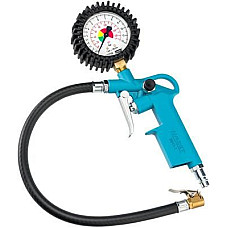 Pistol pneumatic pentru umflat roti HAZET HZ9041-1, presiune actionare 6.3 bar, cu manometru HAZET HZ9041-1