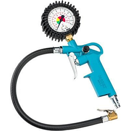 Pistol pneumatic pentru umflat roti HAZET HZ9041-1, presiune actionare 6.3 bar, cu manometru HAZET HZ9041-1