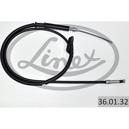 Cablu. frana de lucru Cablu frana de mana Dreapta 1713mm-1488mm tip frana. tambur MG MG ZR ROVER 200 II 25 I 1.1- ROVER 200 (RF), Hatchback, 11.1995 - 11.2000 Linex 36.01.32