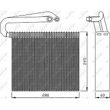 Vaporizator aer conditionat SAAB 9-3X (YS3), Turism, 02.2009 - 02.2015 NRF 36110
