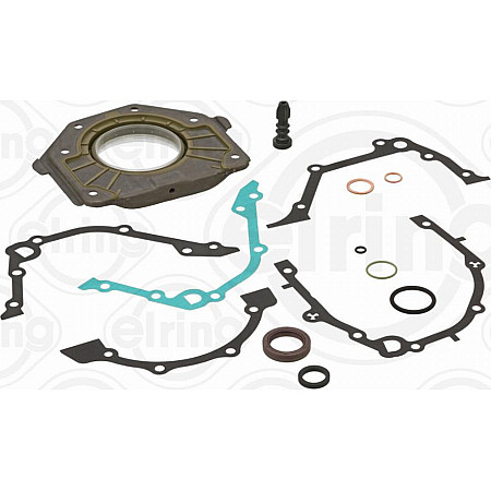 Set garnituri. carter Set complet de garnituri de motor - carter se potriveste. ABARTH GRANDE PUNTO ALFA ROMEO GIULIETTA GIULIET FIAT PALIO FIRE, Hatchback, 01.2004 - Elring 309.990
