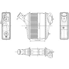 Admisie racitor de aer Intercooler HONDA CR-V III CR-V IV 1.6D-2.2D 01.07- NRF 309091