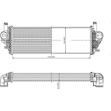 Etansare. intercooler Intercooler JEEP GRAND CHEROKEE GRAND CHEROKEE IV 3.0D 01.11- JEEP GRAND CHEROKEE IV (WK, WK2), Crossover, 06.2010 - NRF 309074