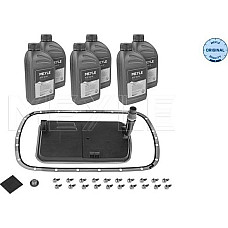 Set piese. schimb de ulei cutie de viteze automata Automatic gearbox hydraulic filter with gasket With oil 5L40E BMW 3 E46 BMW X3 (E83), Crossover, 01.2003 - 12.2011 Meyle 300 135 0402