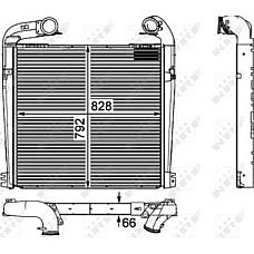 Intercooler. compresor intercooler SCANIA PGRT DC11.08-DT16.08 03.04- SCANIA P,G,R,T - series (N320), 01.2003 - NRF 30898