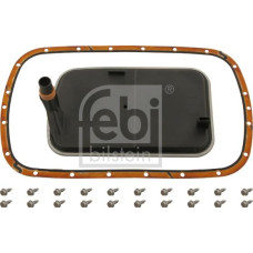 Set filtre hidraulice. cutie e vit.automata transmisie automata filtru filltr garnitura surub Diesel E46 E39 E83 BMW BMW 3 Compact IV (E46), Hatchback, 03.2001 - 02.2005 Febi Bilstein 30849