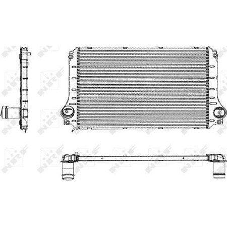 Intercooler. compresor Intercooler TOYOTA AVENSIS COROLLA VERSO 2.0D-2.2D 07.05-03.09 TOYOTA AVENSIS II (_T25_), Turism, 04.2003 - 11.2008 NRF 30784