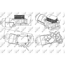 Radiator ulei. ulei motor Oil cooler with oil filter housing with seal CITROEN BERLINGO BERLINGO MULTISPACE BERLINGO-MINIV PEUGEOT 208 (CR_), Hatchback Van, 10.2012 - NRF 31328