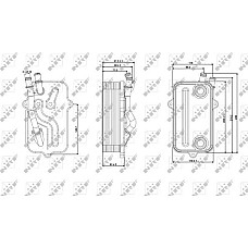 Radiator racire ulei. cutie de viteze automata Oil cooler fits. AUDI A6 C6 A8 D3 3.7-6.0 10.02-08.11 NRF 31268