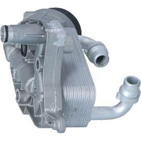 Radiator ulei. ulei motor Oil radiator with oil filter housing ALFA ROMEO 159 BRERA SPIDER CADILLAC BLS FIAT BRAVO II DOBL OPEL COMBO Tour (X12), Dubita, 02.2012 - NRF 31759