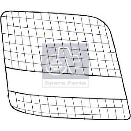 Acoperire. bara protectie Element bara cadru de protectie usoara Fata Dreapta MAN TGS I TGX I 06.06- DT Spare Parts 3.80137
