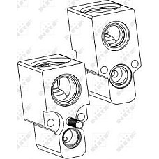 Supapa expansiune, clima SEAT CORDOBA Vario (6K5), Turism, 06.1999 - 12.2002 NRF 38342