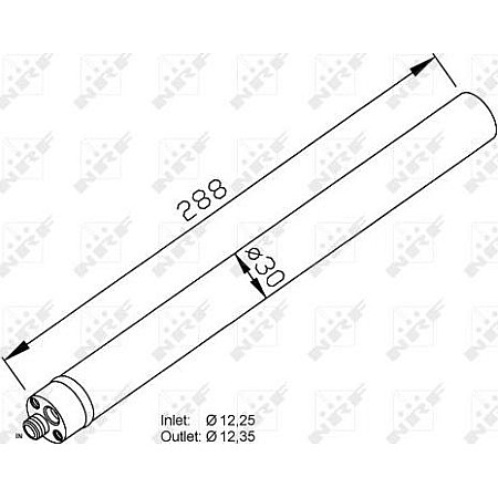 Uscator.aer conditionat Air conditioning drier AUDI A3 A4 ALLROAD B8 A4 B8 A5 A6 ALLROAD C7 A6 C7 A7 Q5 TT 1.8-4.2 06.07-0 AUDI A7 (4GA, 4GF), Sportback, 07.2010 - 05.2018 NRF 33310